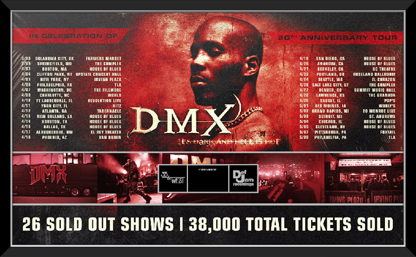DMX TOUR PLAQUE
